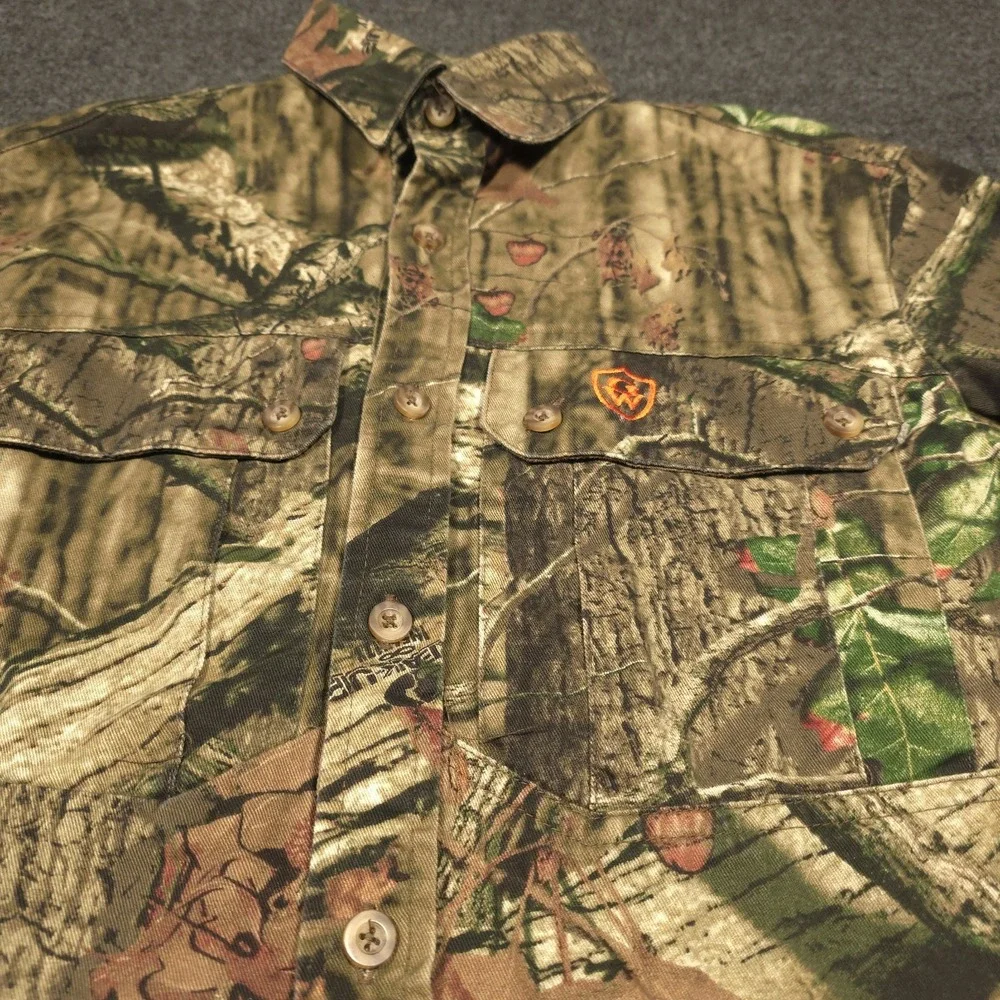 Game Winner Youth Camo Set Button Shirt Sz Small Pants‎ Sz 12 Hunting Camouflage